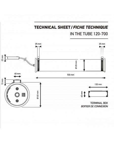 APPLIQUE IN THE TUBE ITT 120 - 700 ARGENT / L 72CM DCW EDITIONS APPLIQUE IN THE TUBE ITT 120 - 700 ARGENT / L 72CM DCW EDITIONS