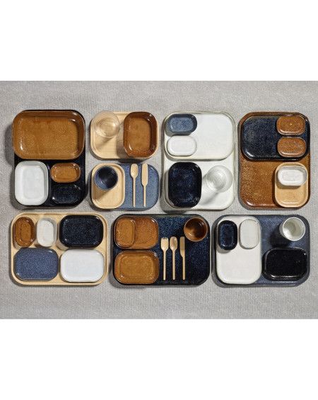 ASSIETTE PROFONDE MERCI N°8 BLEU FONCE SERAX ASSIETTE PROFONDE MERCI N°8 BLEU FONCE SERAX