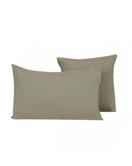 HOUSSE DE COUSSIN PROPRIANO 80X80 KAKI HARMONY HOUSSE DE COUSSIN PROPRIANO 80X80 KAKI HARMONY