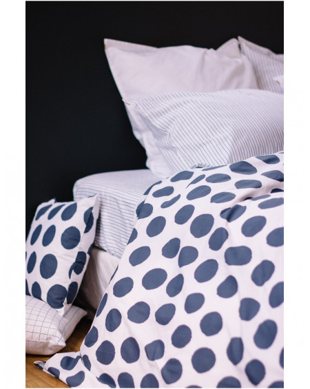 HOUSSE DE COUETTE 220X240 A POIS LES PENSIONNAIRES HOUSSE DE COUETTE 220X240 A POIS LES PENSIONNAIRES