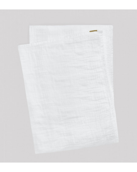 PLAID DOUBLE GAZE DE COTON 120X170 BLANC IMMACULE LES PENSIONNAIRES PLAID DOUBLE GAZE DE COTON 120X170 BLANC IMMACULE LES PENSIONNAIRES