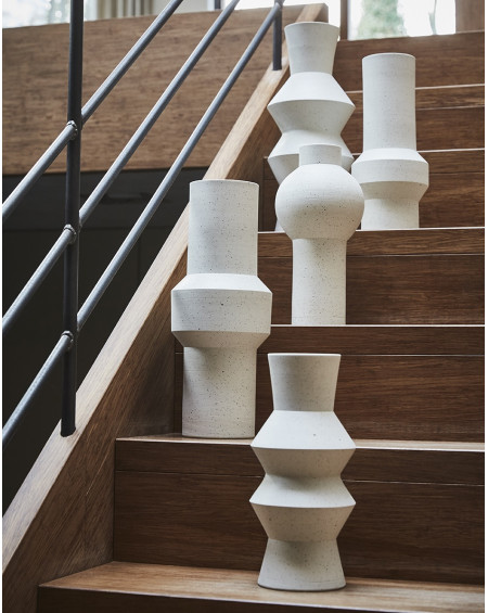 VASE BLANC MAT S HK LIVING VASE BLANC MAT S HK LIVING