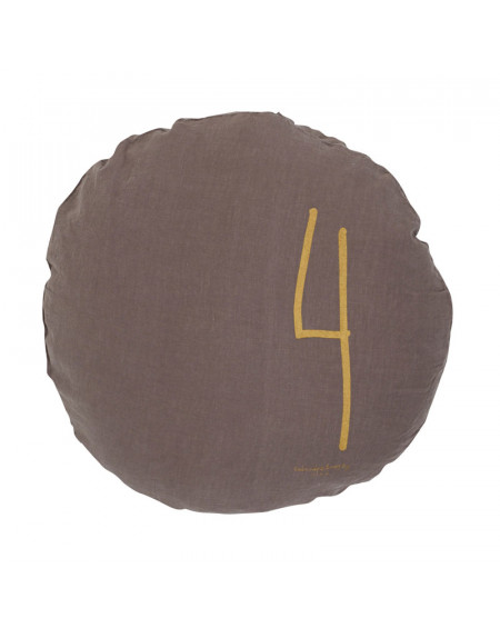COUSSIN ROND Ø65 TAUPE BED AND PHILOSOPHY COUSSIN ROND Ø65 TAUPE BED AND PHILOSOPHY