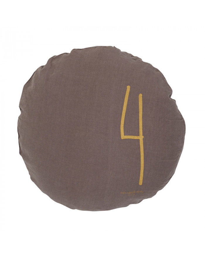 COUSSIN ROND Ø65 TAUPE BED AND PHILOSOPHY COUSSIN ROND Ø65 TAUPE BED AND PHILOSOPHY