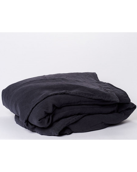 HOUSSE DE COUETTE NOLITA EN LIN CHARBON BOUTONS BED AND PHYLOSOPHY HOUSSE DE COUETTE NOLITA EN LIN CHARBON BOUTONS BED AND PHYLOSOPHY