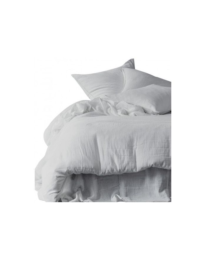 TAIE D'OREILLER BROUILLARD DILI 50X70 GAZE VOILE DE COTON HARMONY TAIE D'OREILLER BROUILLARD DILI 50X70 GAZE VOILE DE COTON HARMONY