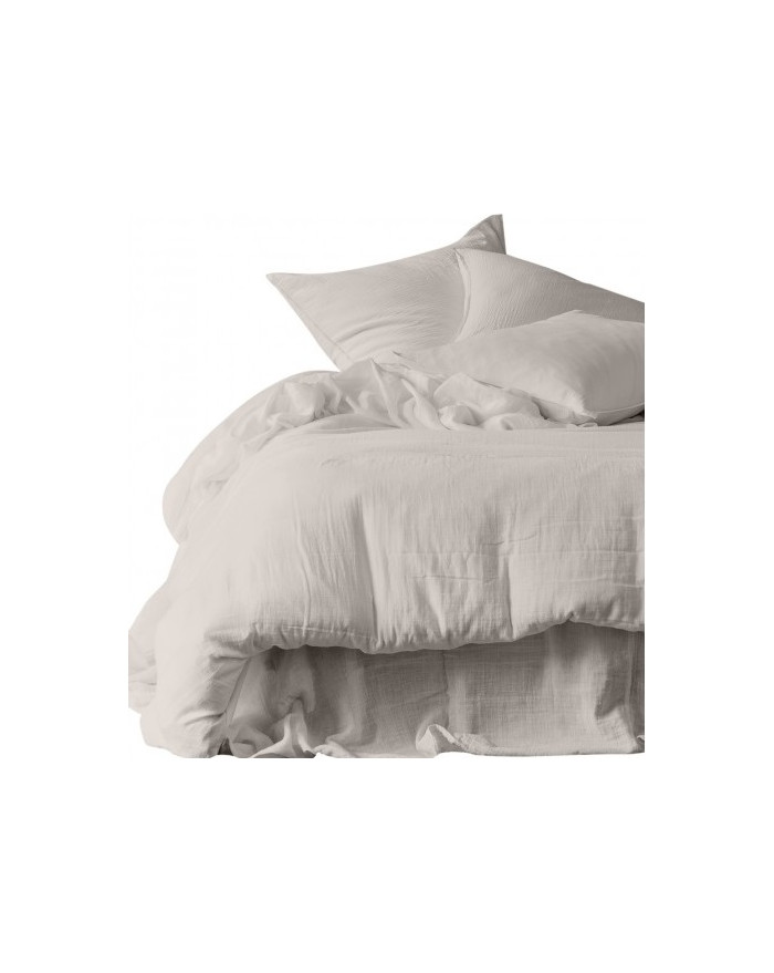 TAIE D'OREILLER LIN DILI 65X65 GAZE VOILE DE COTON HARMONY TAIE D'OREILLER LIN DILI 65X65 GAZE VOILE DE COTON HARMONY