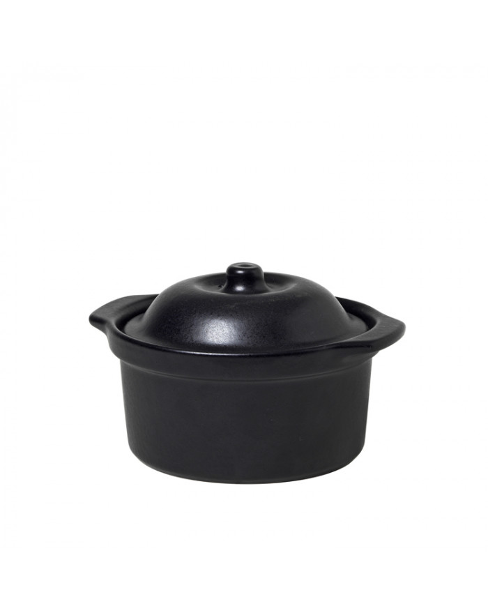 PLAT A FOUR AVEC COUVERCLE VIG NOIR 14,5X13XH6 BROSTE COPENHAGEN PLAT A FOUR AVEC COUVERCLE VIG NOIR 14,5X13XH6 BROSTE COPENHAGEN