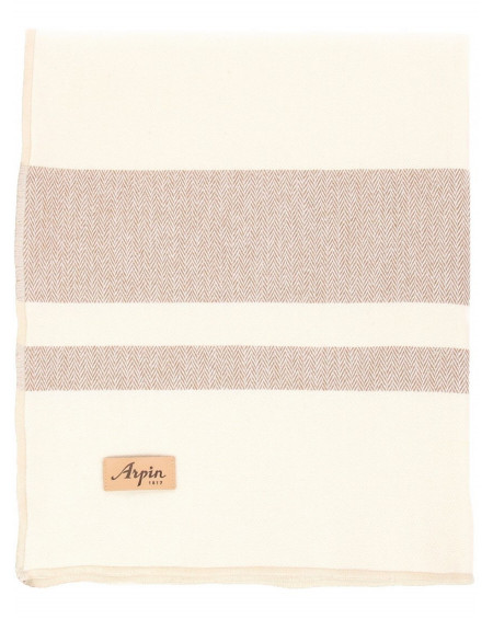 PLAID ASPRE CAMEL 130X170 CHEVRON PLAID ASPRE CAMEL 130X170 CHEVRON