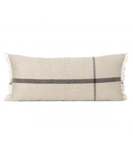 COUSSIN CALM CUSHION LONG 90X40 CAMEL NOIR FERM LIVING COUSSIN CALM CUSHION LONG 90X40 CAMEL NOIR FERM LIVING