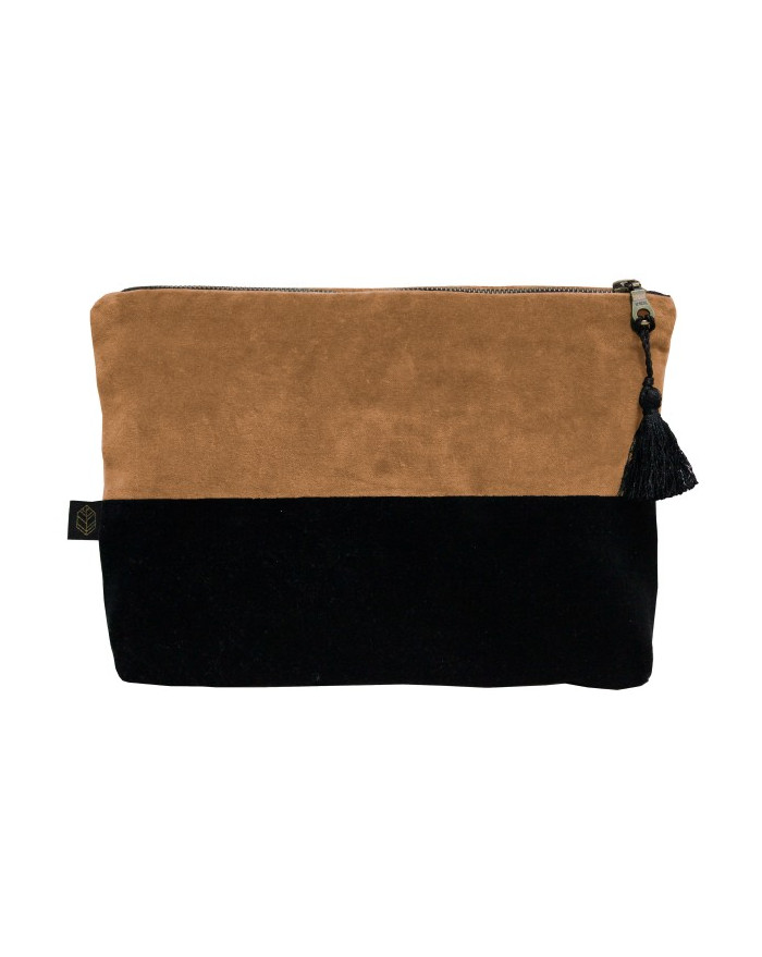 POCHETTE VELOURS DELHI TABAC 29X22 HARMONY POCHETTE VELOURS DELHI TABAC 29X22 HARMONY