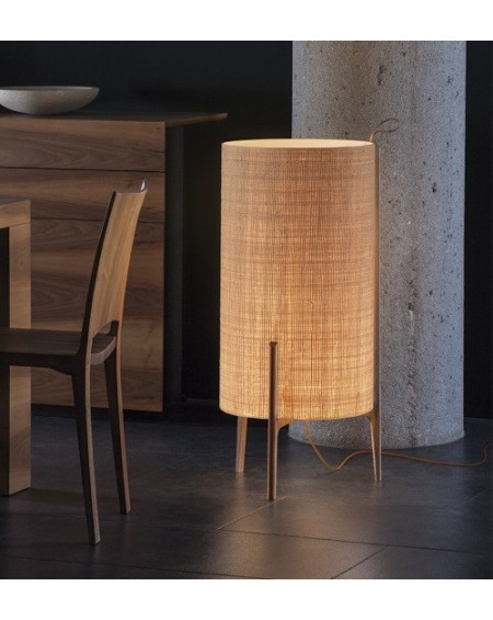 LAMPE DE SOL GRETA CHENE ET FIBRE NATUREL Ø33XH58 CARPYEN LAMPE DE SOL GRETA CHENE ET FIBRE NATUREL Ø33XH58 CARPYEN