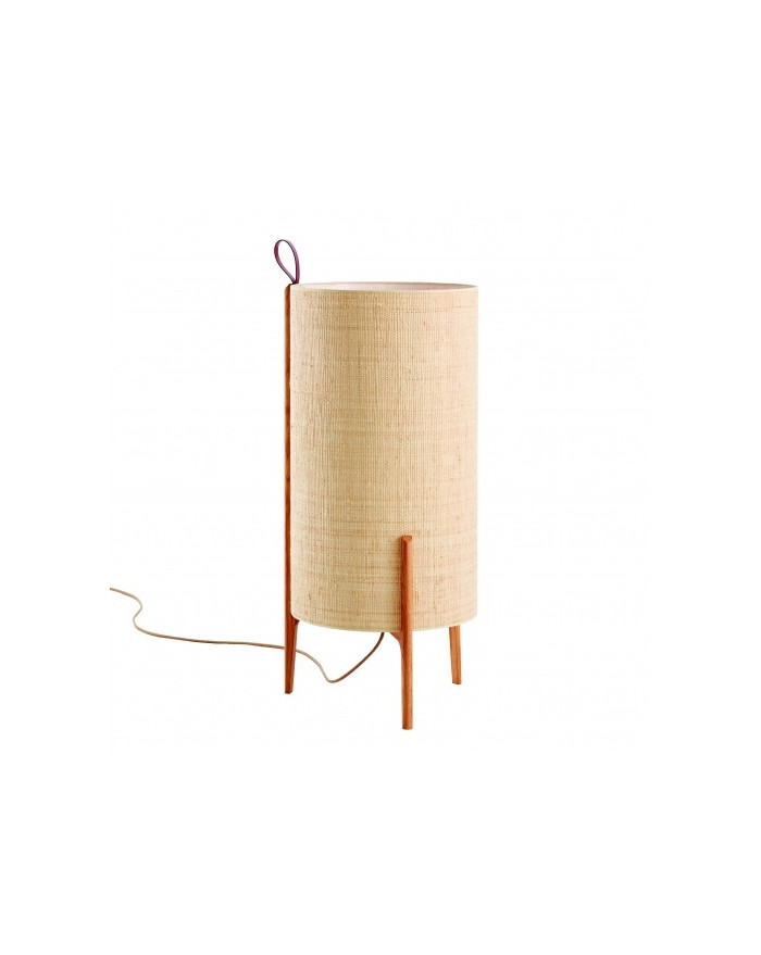 LAMPE DE SOL GRETA CHENE ET FIBRE NATUREL Ø33XH58 CARPYEN LAMPE DE SOL GRETA CHENE ET FIBRE NATUREL Ø33XH58 CARPYEN