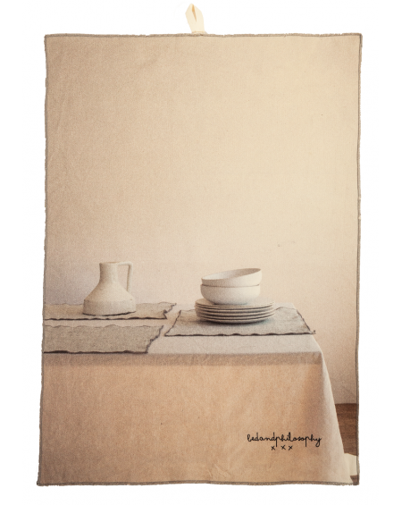TORCHON CHEF BLANC PRINTE 60X45 100% COTON BED & PHILOSOPHY TORCHON CHEF BLANC PRINTE 60X45 100% COTON BED & PHILOSOPHY