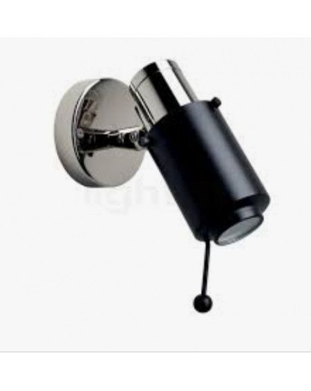 LAMPE BINYSPOTLED LED NICKEL/NOIR DCW EDITIONS LAMPE BINYSPOTLED LED NICKEL/NOIR DCW EDITIONS