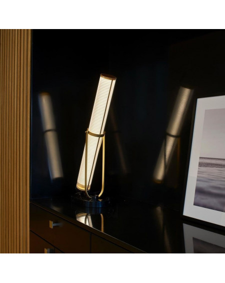 LAMPE FRECHIN CHASSIS DORE BASE MARBRE NOIR DCW EDITIONS LAMPE FRECHIN CHASSIS DORE BASE MARBRE NOIR DCW EDITIONS
