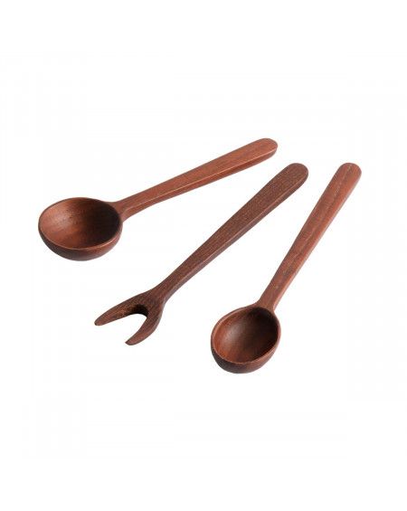 SET DE CUILLERES A TAPAS YAMI FRENE CARBONISE MUUBS SET DE CUILLERES A TAPAS YAMI FRENE CARBONISE MUUBS