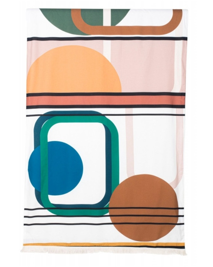 DRAP DE PLAGE KIKOY KIAWAH IVOIRE 90X170 HARMONY DRAP DE PLAGE KIKOY KIAWAH IVOIRE 90X170 HARMONY