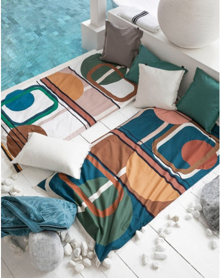 DRAP DE PLAGE KIKOY KIAWAH IVOIRE 90X170 HARMONY DRAP DE PLAGE KIKOY KIAWAH IVOIRE 90X170 HARMONY