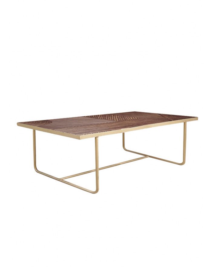 TABLE BASSE PALOMA DORE 130X70X35 HONORE TABLE BASSE PALOMA DORE 130X70X35 HONORE
