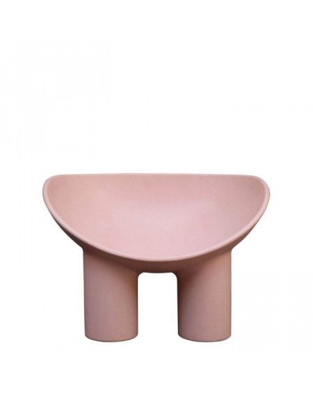 FAUTEUIL ROLY POLY FLESH (ROSE) DRIADE