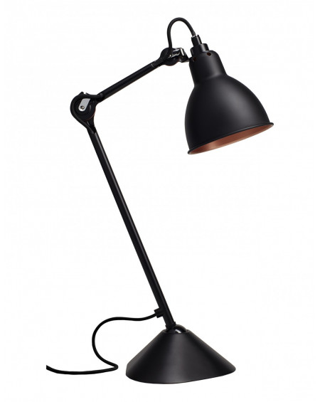 LAMPE GRAS N°205 BLACK COPPER ROUND DCW EDITIONS