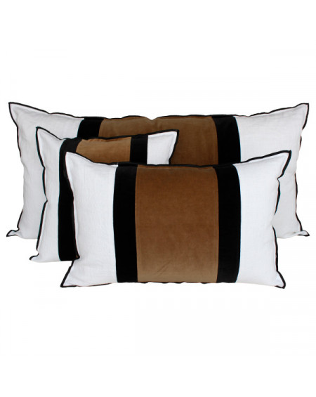 HOUSSE DE COUSSIN MUMBAI 55X110 TABAC HARMONY HOUSSE DE COUSSIN MUMBAI 55X110 TABAC HARMONY