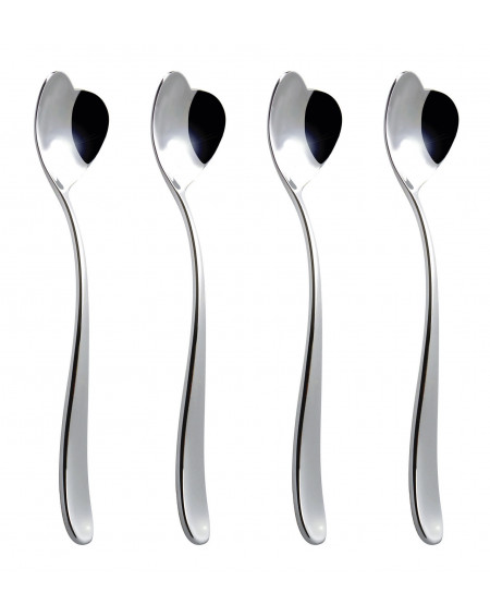 SET 4 CUILLERES A GLACE COEUR ALESSI