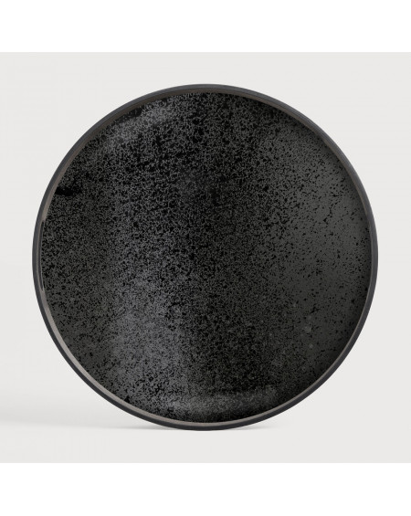 PLATEAU ROND CHARCOAL MIRROR Ø48 ETHNICRAFT