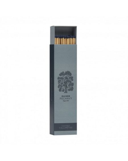 BOITE ALLUMETTES LONGUES BLEU ORAGE MAISON PECHAVY BOITE ALLUMETTES LONGUES BLEU ORAGE MAISON PECHAVY