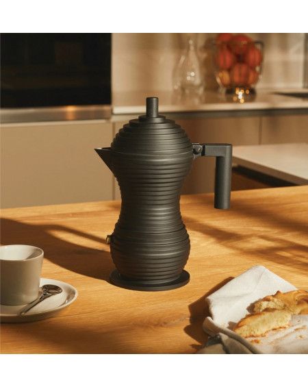 CAFETIERE ESPRESSO PULCINA 15CL NOIR MAT ALESSI CAFETIERE ESPRESSO PULCINA 15CL NOIR MAT ALESSI
