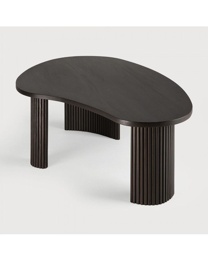 TABLE BASSE BOOMERANG EN ACAJOU 125X75X40 ETHNICRAFT