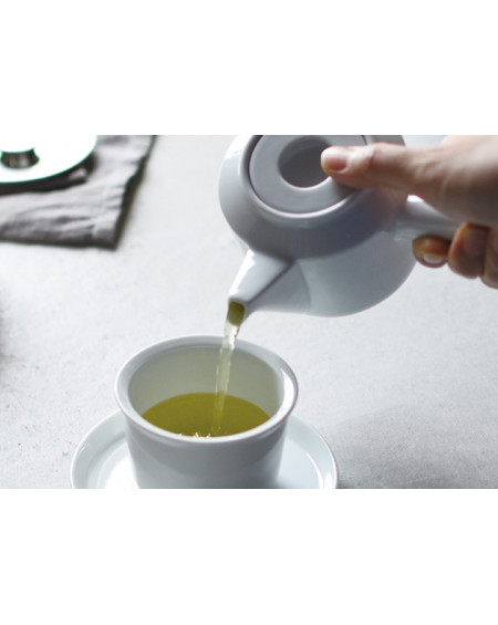 THEIERE LEAVES TO TEA KYUSU TEAPOT 300ML WHITE KINTO THEIERE LEAVES TO TEA KYUSU TEAPOT 300ML WHITE KINTO