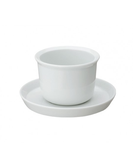 TASSE ET SOUS-TASSE LEAVES TO TEA CUP & SAUCER WHITE KINTO TASSE ET SOUS-TASSE LEAVES TO TEA CUP & SAUCER WHITE KINTO