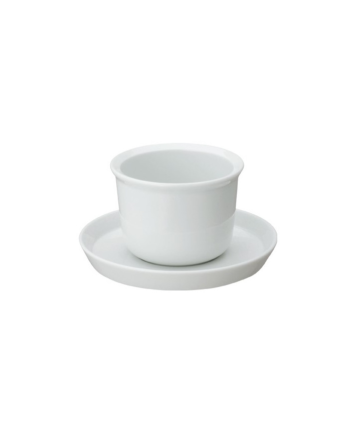 TASSE ET SOUS-TASSE LEAVES TO TEA CUP & SAUCER WHITE KINTO TASSE ET SOUS-TASSE LEAVES TO TEA CUP & SAUCER WHITE KINTO